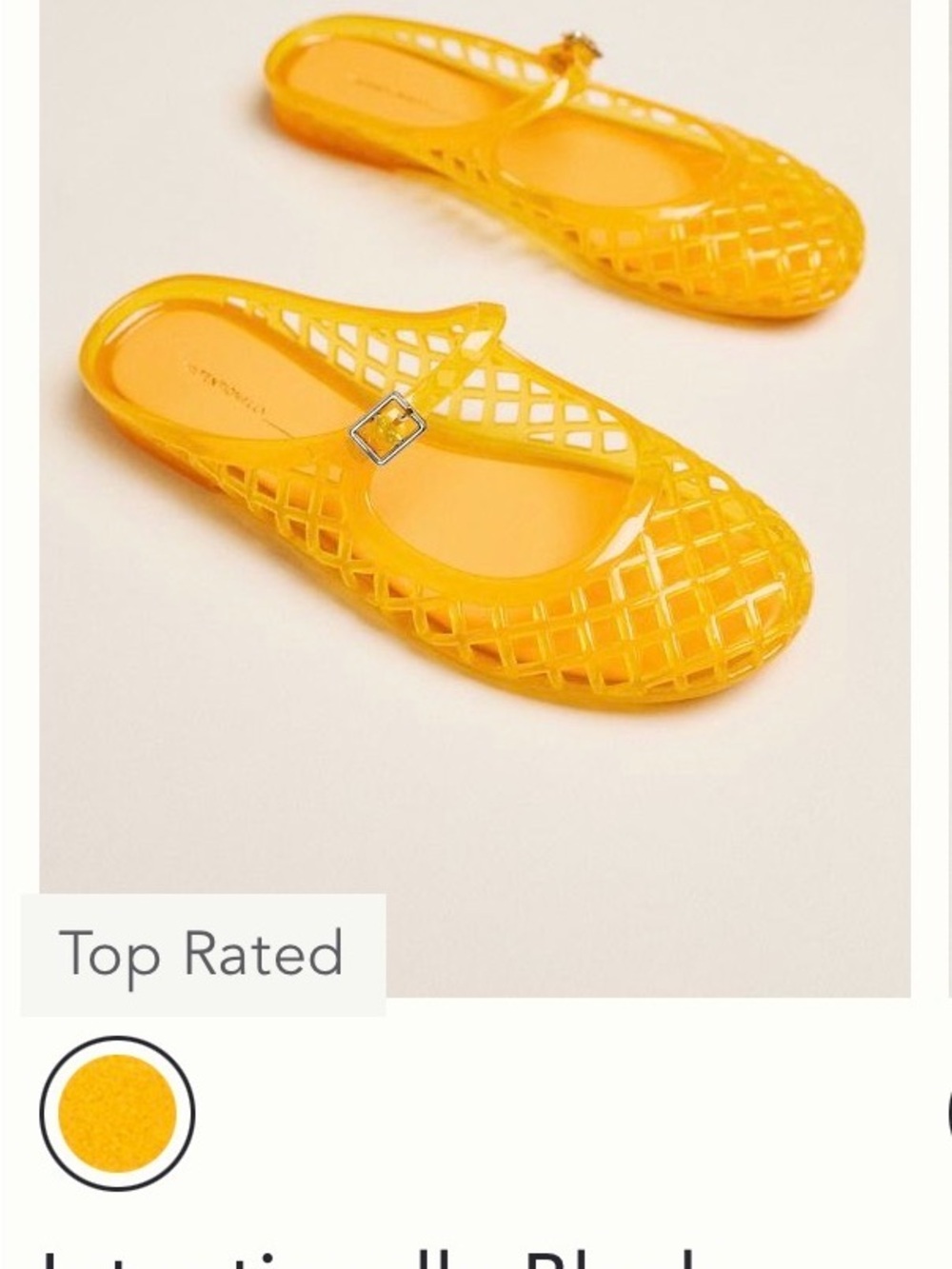 Transparent Pink Jelly Mary Jane Flats - Picture 4 of 5